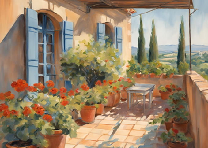 mediterranean balcony