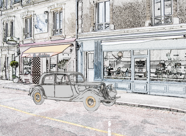 041 edited photo somewhere in Normandy France by David Watts