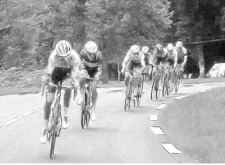 057 Edited photo of the tour de France by David Watts.