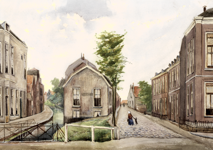 222 View over the Oosterstroom and the Gruttersdijk (left) and in the Hopakker (right) in Utrecht