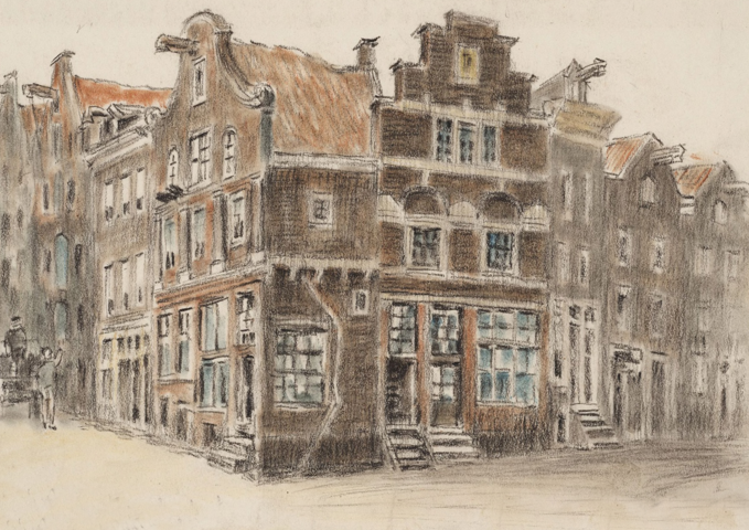 266 Palmstraat 1-7 and on the left Brouwersgracht 153-159