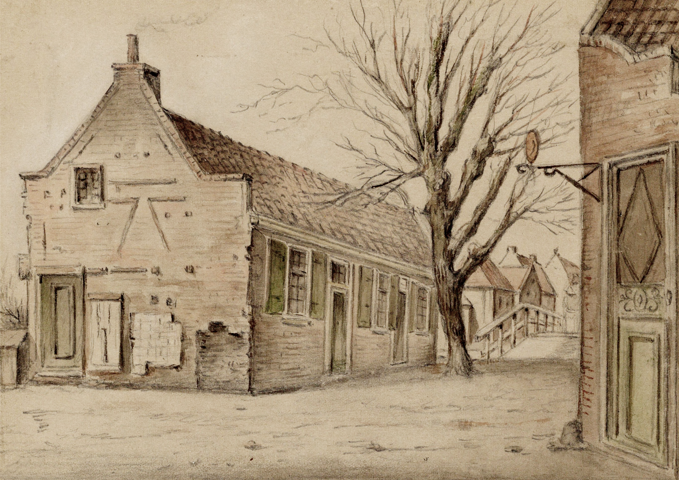 291 Kortepad seen from the side of the houses.