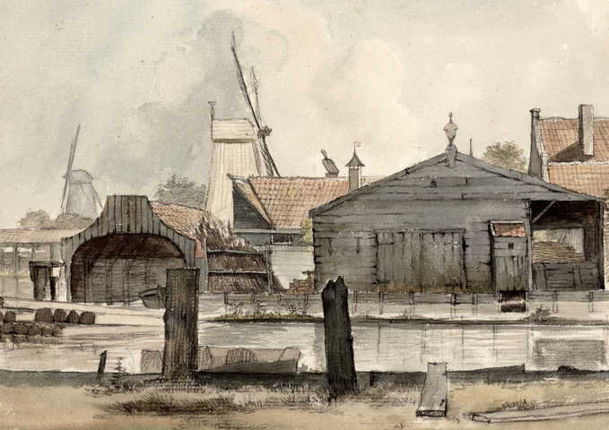 303 A sawmill outside the Singelgracht