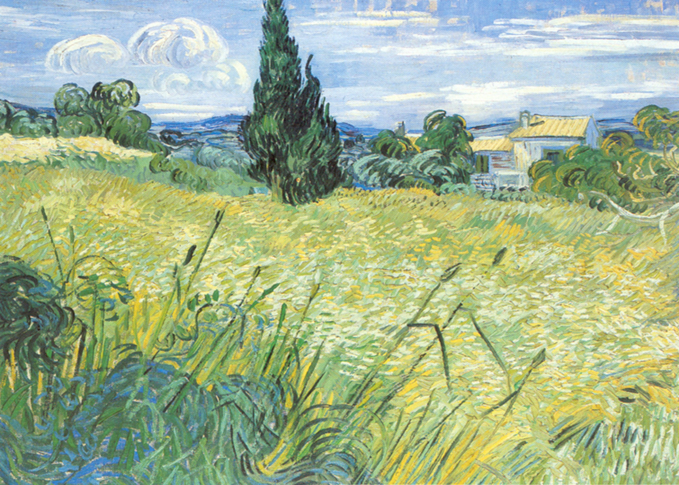 5018 Landscape with Green Corn