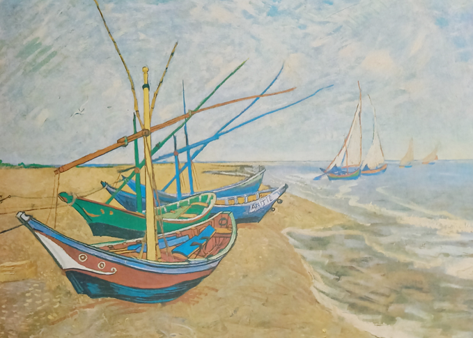 5019 Boats on the beach
