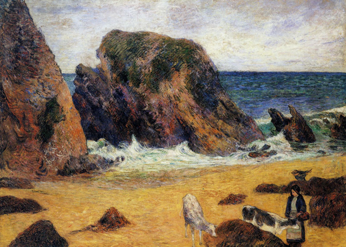 6018 Cows by the sea