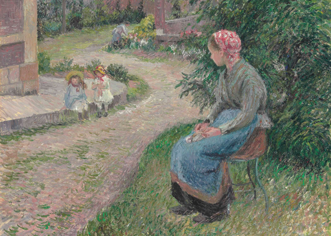 7013 The Servant Seated in the Garden