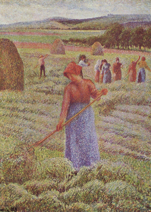 7019 Hay harvest near Eragny-sur-Epte