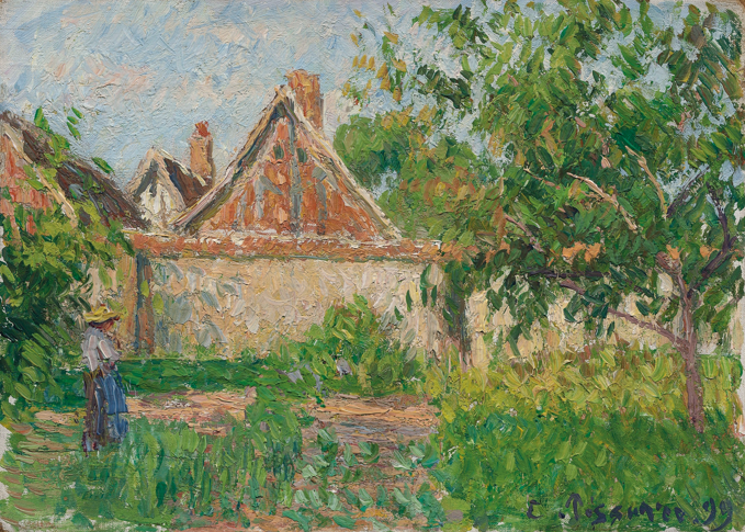 7021 Corner of the garden in Eragny