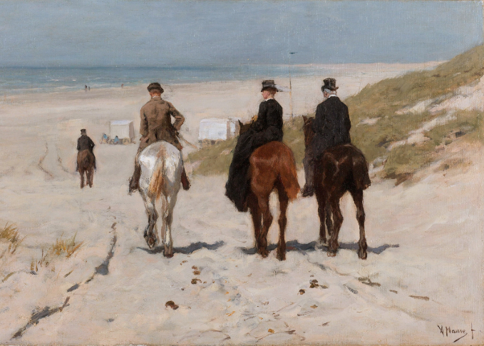 9010 Morning ride along the beach