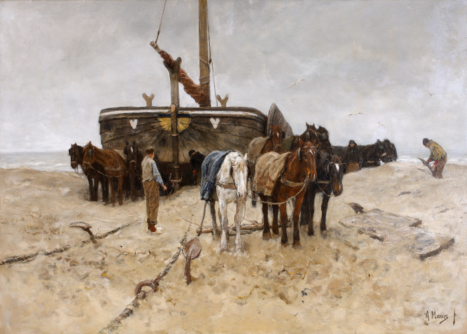 9011 Fishing boat on the beach