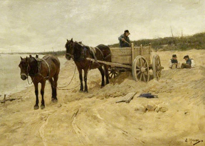 9020 Transporting sand