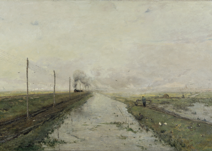 9111 Landscape with a train