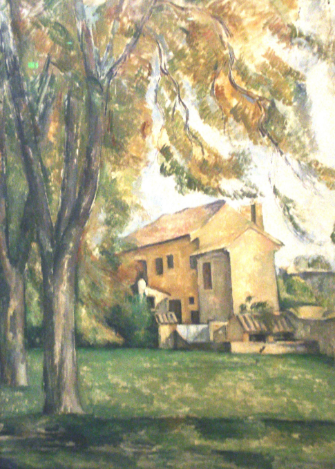 9209 Farmhouse and Chestnut Trees at Jas de Bouffan