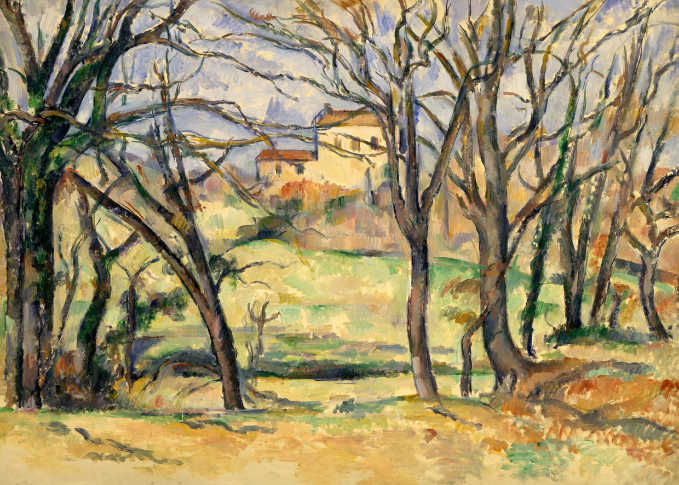 9210 Trees and Houses Near the Jas de Bouffan