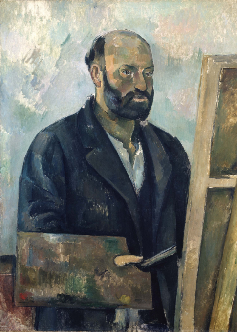 9214 Portrait of the artist with a palette