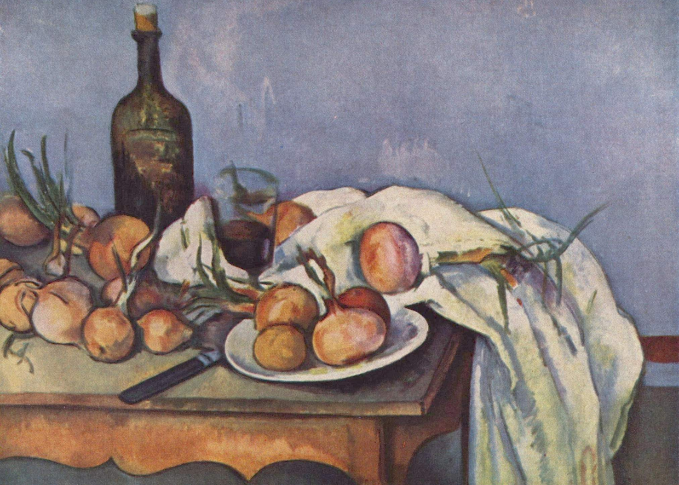 9220 Still life with bottle and onions