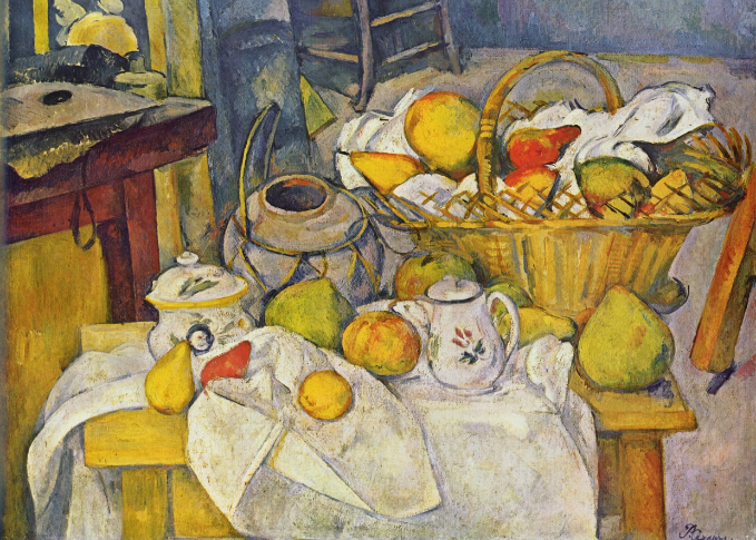 9221 Still life with fruit basket