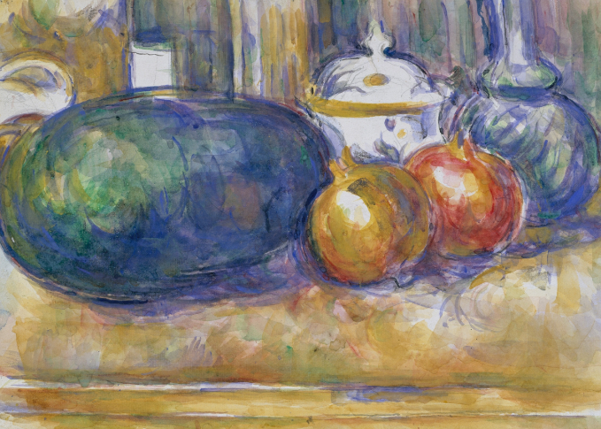 9223 Still-Life with a Watermelon and Pomegranates