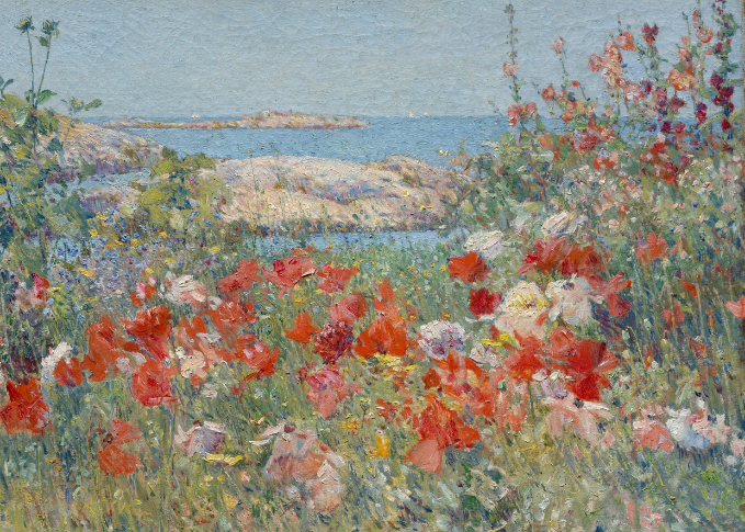 Celia Thaxter`s Garden Isles of Shoals Maine 1890