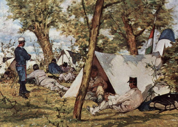 9611 The field camp (1890)