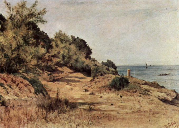 9613 Wooded beach (1894)