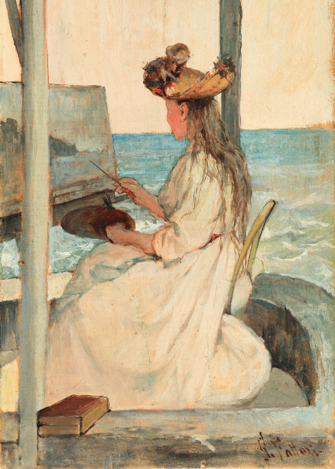 9619 The young Art Student (1893)