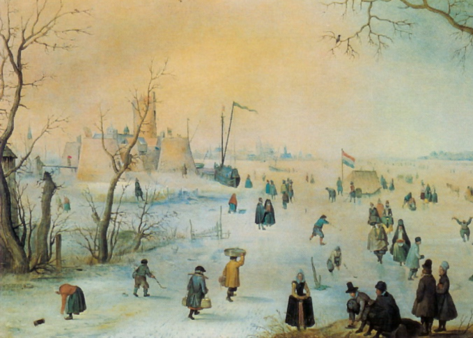9720 Winter Landscape with Fortress