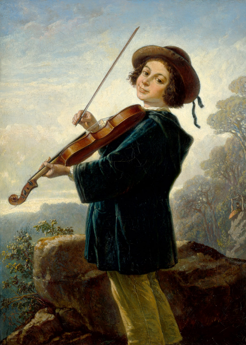 The young violinist 1845