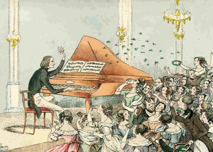 Liszt in the concert hall 1842
