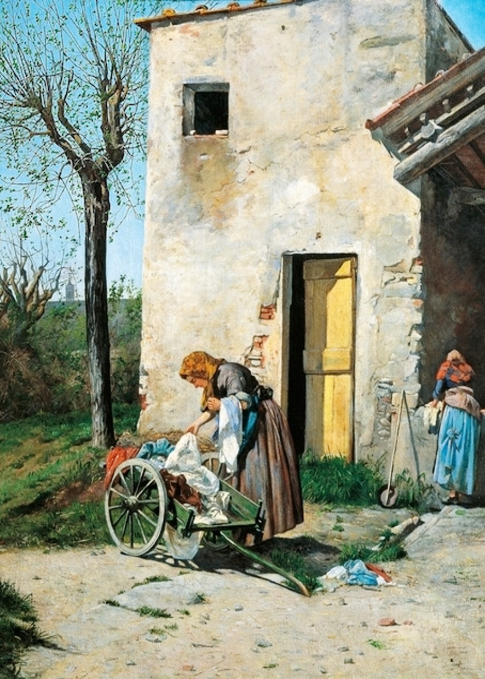 Laundresses near Florence 1862