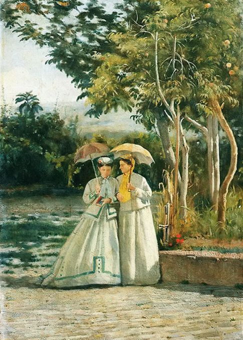 A Walk in the Garden 1864