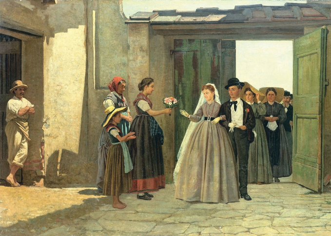The newlyweds 1866