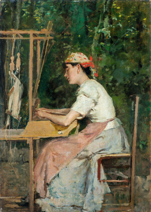 At the loom 1883