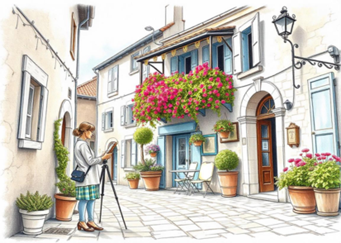 H007 Mediterranean streetview