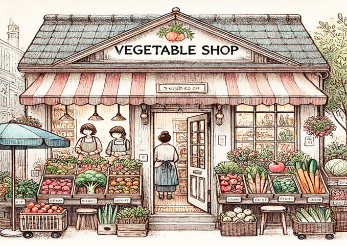 H023 Vegetable shop